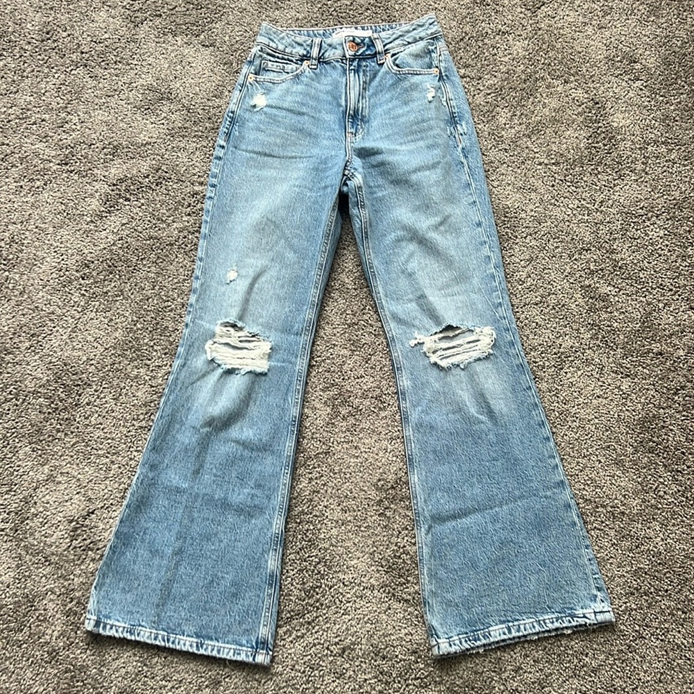 Garage Flare Jeans, Size 25 (1). Ripped jeans, good condition!
